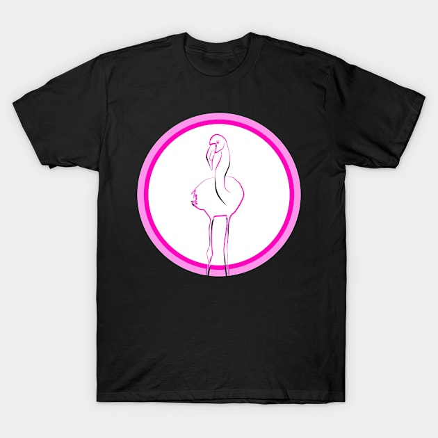 Flamingos flamingo T-Shirt by Johnny_Sk3tch